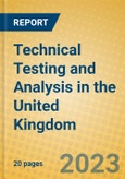 Technical Testing and Analysis in the United Kingdom: ISIC 7422- Product Image