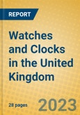 Watches and Clocks in the United Kingdom: ISIC 333- Product Image