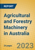 Agricultural and Forestry Machinery in Australia- Product Image