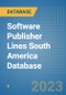 Software Publisher Lines South America Database - Product Thumbnail Image