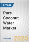 Pure Coconut Water Market by Packaging Type, Flavor, Portion Size and Large Portion Size, End User, and Distribution Channel: Global Opportunity Analysis and Industry Forecast, 2021-2027- Product Image