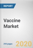 Vaccine Market By Technology, Indication, and End Use: Global Opportunity Analysis and Industry Forecast, 2020-2027- Product Image