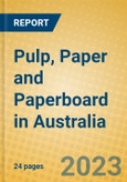 Pulp, Paper and Paperboard in Australia- Product Image