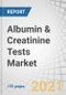 Albumin & Creatinine Tests Market by Product (Analyzers, Cartridges (POC, Tabletop), Dipsticks, Kits, Reagents), Type (Blood & Urine Creatinine, Urine Albumin, Glycated Albumin), Enduser (Hospital, Diagnostic & Research Labs) - Global Forecast to 2025 - Product Thumbnail Image