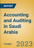 Accounting and Auditing in Saudi Arabia- Product Image