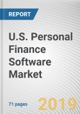 U.S. Personal Finance Software Market by Product and End User: Opportunity Analysis and Industry Forecast, 2019-2026- Product Image