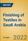 Finishing of Textiles in Saudi Arabia- Product Image