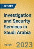 Investigation and Security Services in Saudi Arabia- Product Image