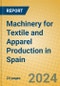 Machinery for Textile and Apparel Production in Spain - Product Thumbnail Image