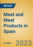 Meat and Meat Products in Spain- Product Image