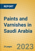 Paints and Varnishes in Saudi Arabia- Product Image