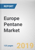 Europe Pentane Market by Type and Application: Opportunity Analysis and Industry Forecast, 2018 - 2025- Product Image