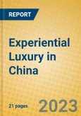 Experiential Luxury in China- Product Image