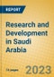 Research and Development in Saudi Arabia - Product Image
