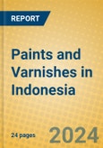 Paints and Varnishes in Indonesia: ISIC 2422- Product Image