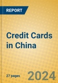 Credit Cards in China- Product Image