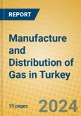 Manufacture and Distribution of Gas in Turkey- Product Image