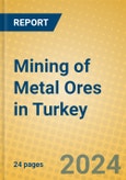 Mining of Metal Ores in Turkey- Product Image