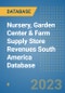 Nursery, Garden Center & Farm Supply Store Revenues South America Database - Product Thumbnail Image