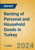 Renting of Personal and Household Goods in Turkey- Product Image