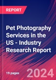 Pet Photography Services in the US - Industry Research Report- Product Image