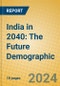 India in 2040: The Future Demographic - Product Image