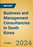 Business and Management Consultancies in South Korea- Product Image