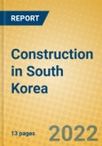Construction in South Korea- Product Image
