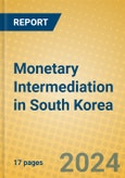 Monetary Intermediation in South Korea- Product Image