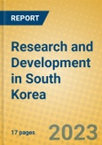 Research and Development in South Korea- Product Image
