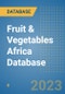 Fruit & Vegetables Africa Database - Product Image