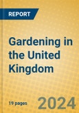 Gardening in the United Kingdom- Product Image