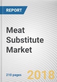 Meat Substitute Market by Product Type, Source, Category - Global Opportunity Analysis and Industry Forecast, 2018-2025- Product Image