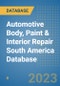 Automotive Body, Paint & Interior Repair South America Database - Product Thumbnail Image
