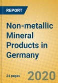Non-metallic Mineral Products in Germany- Product Image