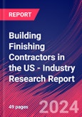 Building Finishing Contractors in the US - Industry Research Report- Product Image