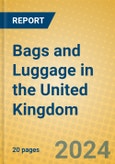 Bags and Luggage in the United Kingdom- Product Image