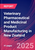 Veterinary Pharmaceutical and Medicinal Product Manufacturing in New Zealand - Industry Market Research Report- Product Image
