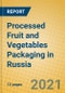 Processed Fruit and Vegetables Packaging in Russia - Product Thumbnail Image