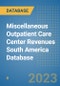 Miscellaneous Outpatient Care Center Revenues South America Database - Product Thumbnail Image