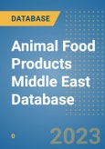 Animal Food Products Middle East Database- Product Image