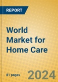 World Market for Home Care- Product Image
