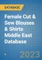 Female Cut & Sew Blouses & Shirts Middle East Database - Product Image