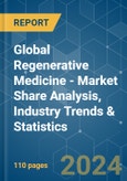 Global Regenerative Medicine - Market Share Analysis, Industry Trends & Statistics, Growth Forecasts 2019 - 2029- Product Image