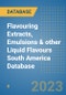 Flavouring Extracts, Emulsions & other Liquid Flavours South America Database - Product Thumbnail Image