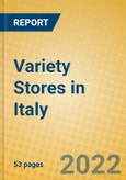 Variety Stores in Italy- Product Image