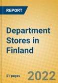 Department Stores in Finland- Product Image