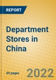 Department Stores in China- Product Image