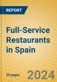 Full-Service Restaurants in Spain- Product Image