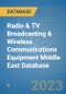 Radio & TV Broadcasting & Wireless Communications Equipment Middle East Database - Product Image